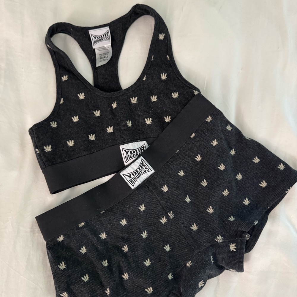Your highness Sports Bra and Shorts Set